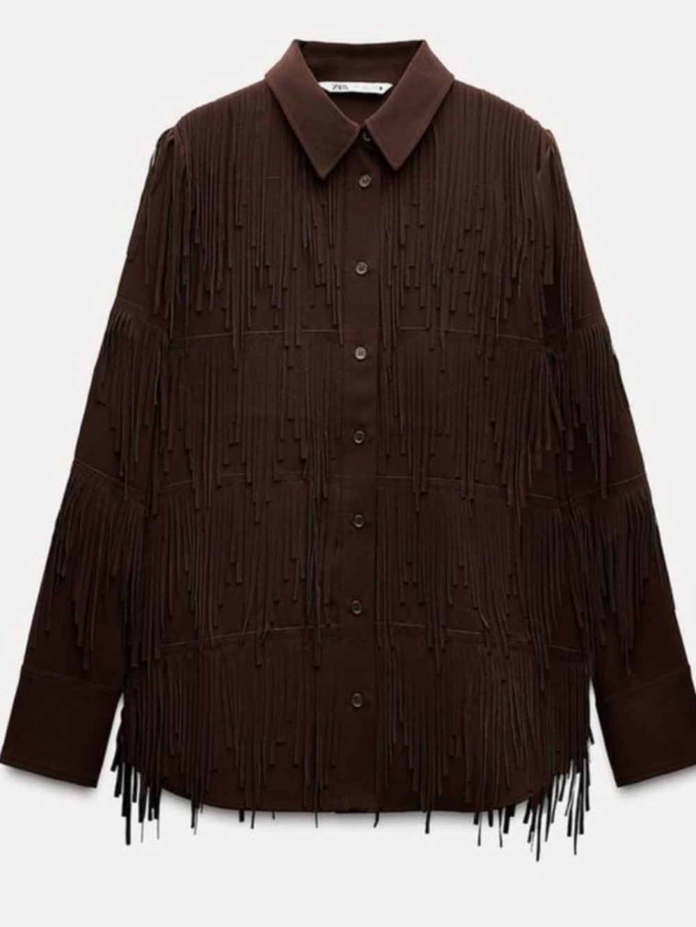 NWT ZARA BOHO FRINGE JACKET - Picture 3 of 9